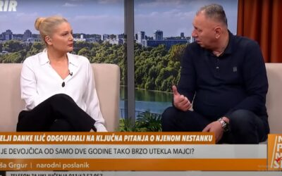 Гостовање у емисији „Ни пет ни шест“ поводом случаја нестанка Данке Илић